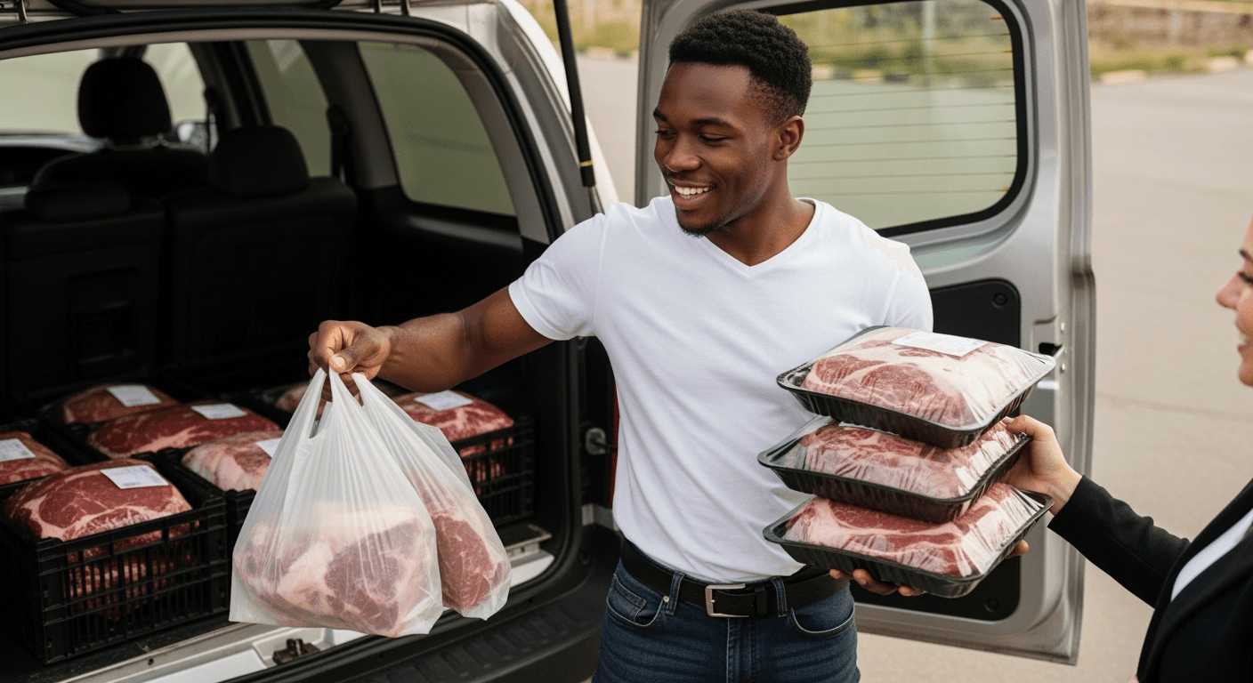 Premium meat delivery service